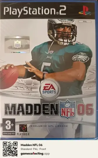 Madden NFL 06 PlayStation 2, PAL box front