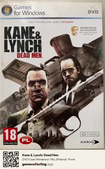 Kane & Lynch: Dead Men Computer, Poland box front
