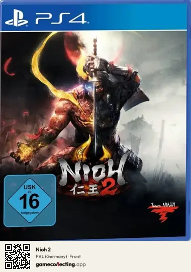 Nioh 2 PlayStation 4, Germany box front