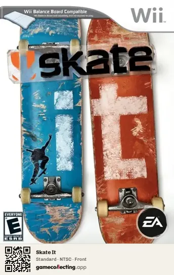 Skate It Nintendo Wii, NTSC box front