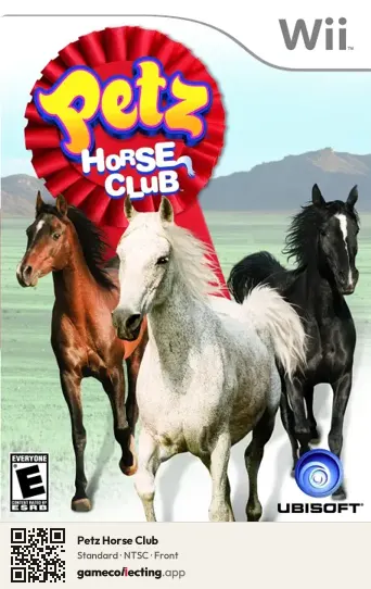 Petz Horse Club Nintendo Wii, NTSC box front