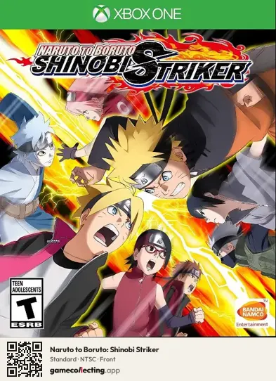 Naruto to Boruto: Shinobi Striker Xbox One, NTSC box front