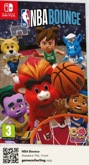 NBA Bounce Nintendo Switch, PAL box front