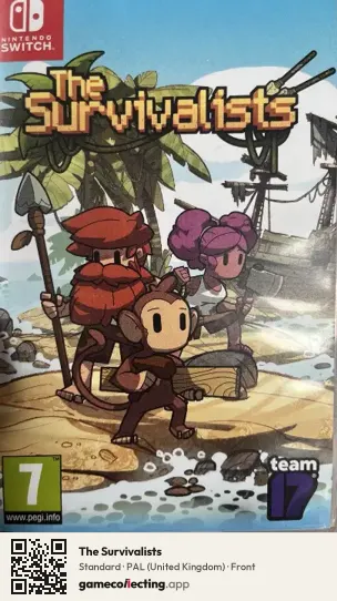 The Survivalists Nintendo Switch, United Kingdom box front