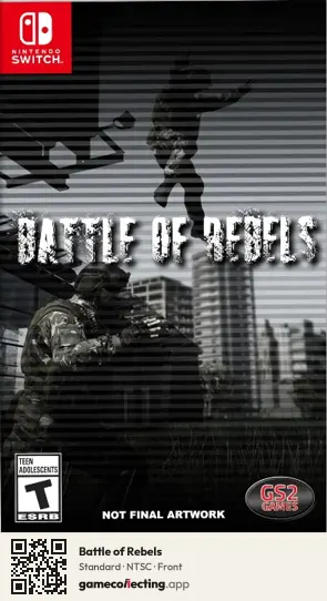 Battle of Rebels Nintendo Switch, NTSC box front