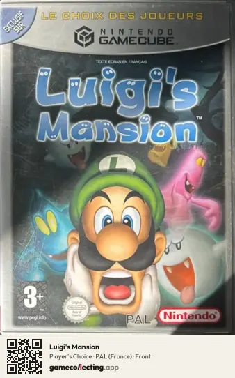 Luigi's Mansion Nintendo GameCube, France box front