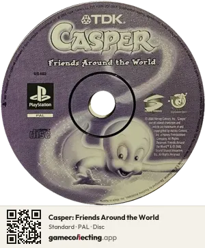 Casper: Friends Around the World PlayStation, PAL disc