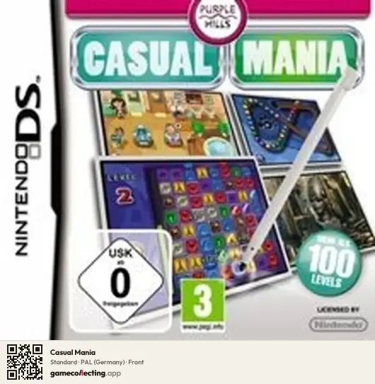 Casual Mania Nintendo DS, Germany box front