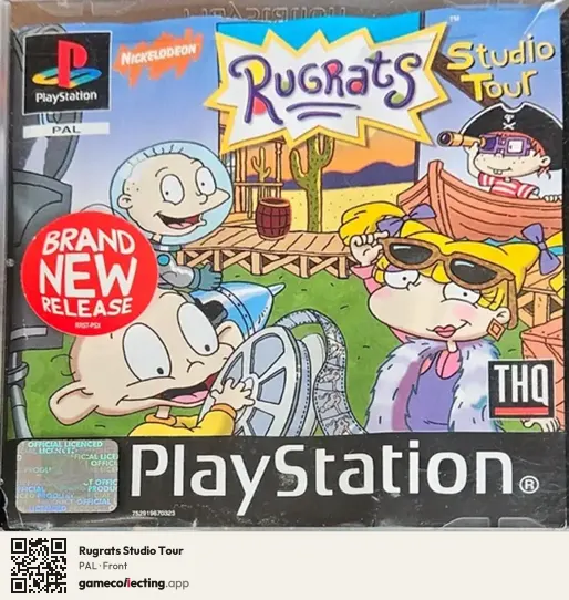Rugrats Studio Tour PlayStation, PAL box front