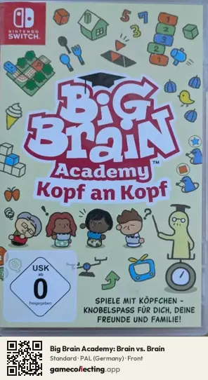 Big Brain Academy: Brain vs. Brain Nintendo Switch, Germany box front