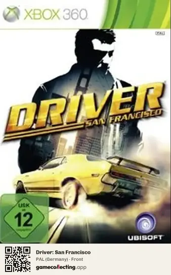 Driver: San Francisco Xbox 360, Germany box front