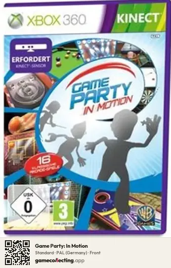 Game Party: In Motion Xbox 360, Germany box front