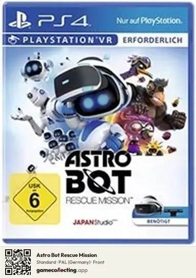 Astro Bot Rescue Mission PlayStation 4, Germany box front