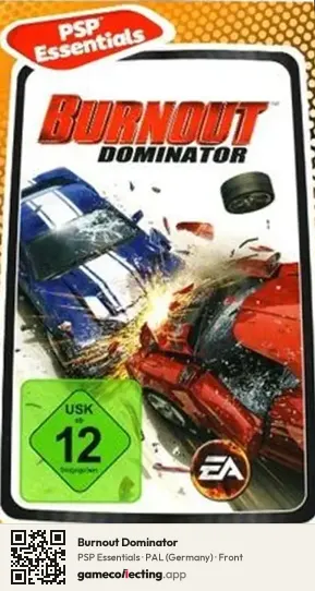 Burnout Dominator PlayStation Portable, Germany box front