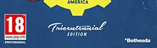 Fallout 76, the PEGI square on its front