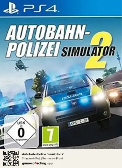 Autobahn Police Simulator 2 PlayStation 4, Germany box front
