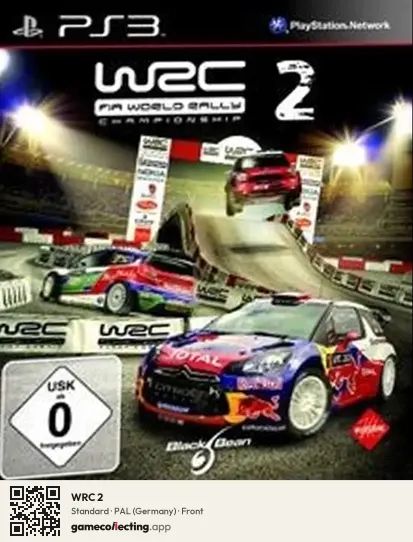 WRC 2 PlayStation 3, Germany box front