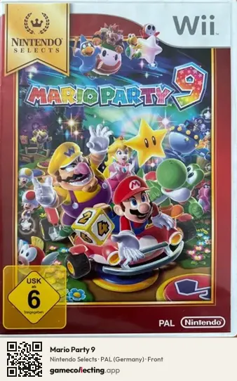 Mario Party 9 Nintendo Wii, Germany box front