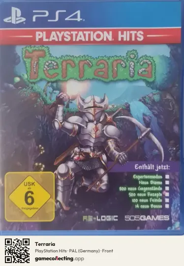 Terraria PlayStation 4, Germany box front