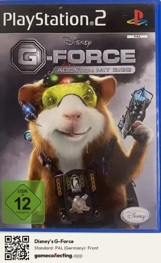 Disney's G-Force PlayStation 2, Germany box front
