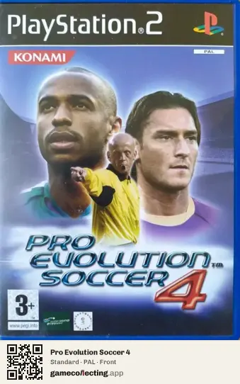 Pro Evolution Soccer 4 PlayStation 2, PAL box front