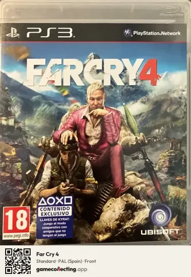 Far Cry 4 PlayStation 3, Spain box front