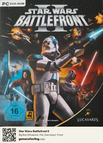 Star Wars: Battlefront II Computer, Germany box front