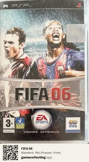 FIFA 06 PlayStation Portable, France box front