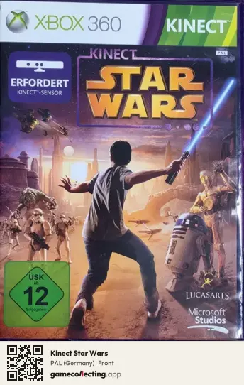 Kinect Star Wars Xbox 360, Germany box front