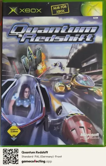 Quantum Redshift Xbox, Germany box front