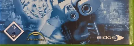 Deus Ex: Invisible War, the USK square on its front