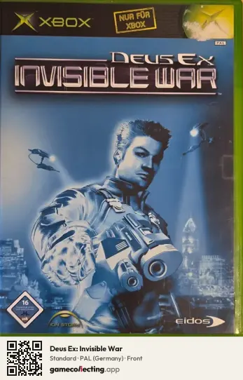 Deus Ex: Invisible War Xbox, Germany box front