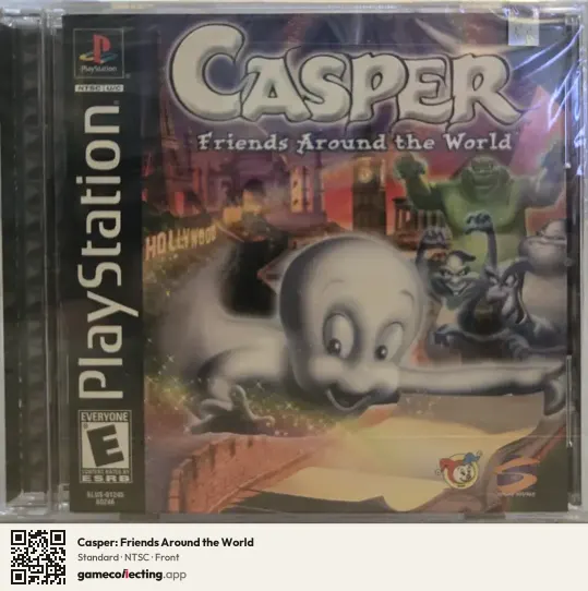 Casper: Friends Around the World PlayStation, NTSC box front