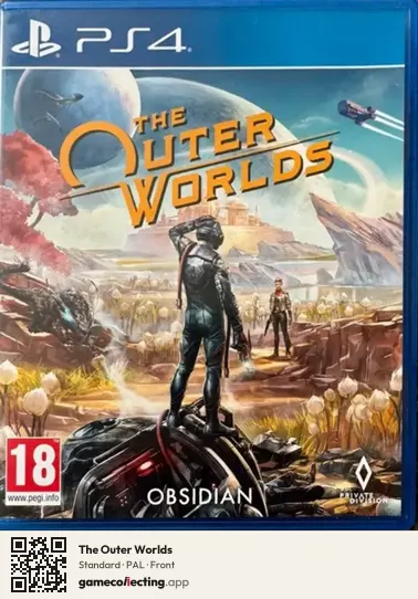 The Outer Worlds PlayStation 4, PAL box front