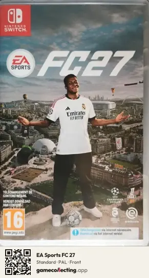 EA Sports FC 27 Nintendo Switch, PAL box front