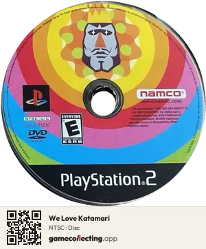 We Love Katamari PlayStation 2, NTSC disc