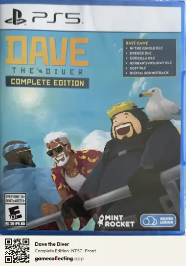 Dave the Diver PlayStation 5, NTSC box front