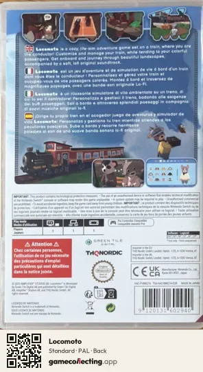 Locomoto Nintendo Switch, PAL box back