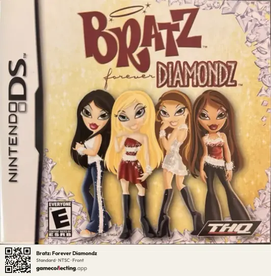 Bratz: Forever Diamondz Nintendo DS, NTSC box front