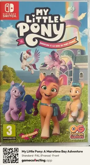 My Little Pony: A Maretime Bay Adventure Nintendo Switch, France box front