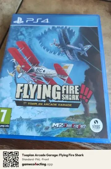 Toaplan Arcade Garage: Flying Fire Shark PlayStation 4, PAL box front