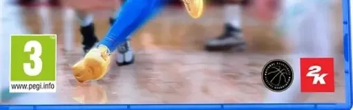 NBA 2K26, the PEGI square on its front