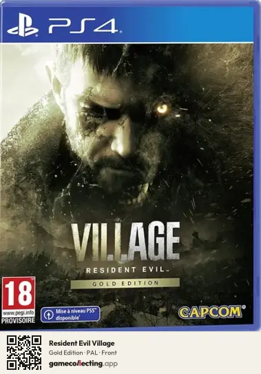 Resident Evil Village PlayStation 4, PAL box front