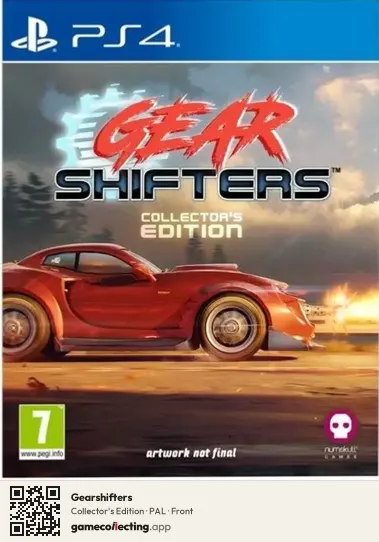 Gearshifters PlayStation 4, PAL box front