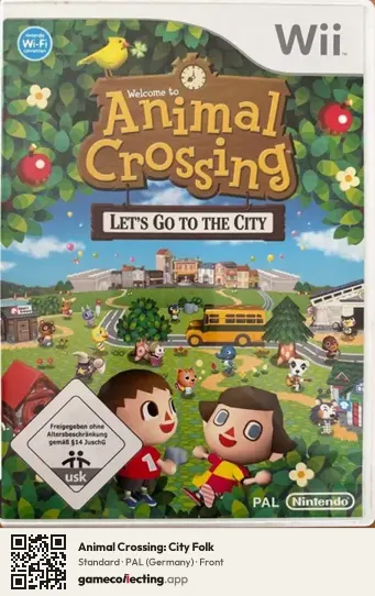 Animal Crossing: City Folk Nintendo Wii, Germany box front