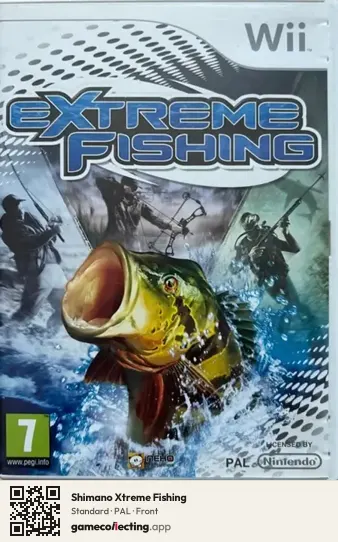Shimano Xtreme Fishing Nintendo Wii, PAL box front