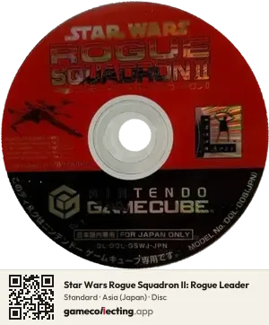Star Wars Rogue Squadron II: Rogue Leader Nintendo GameCube, Asia disc