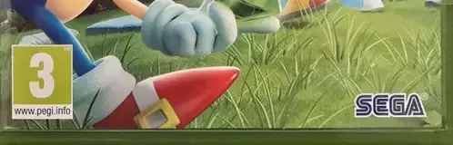 Sonic Superstars, the PEGI square on its front