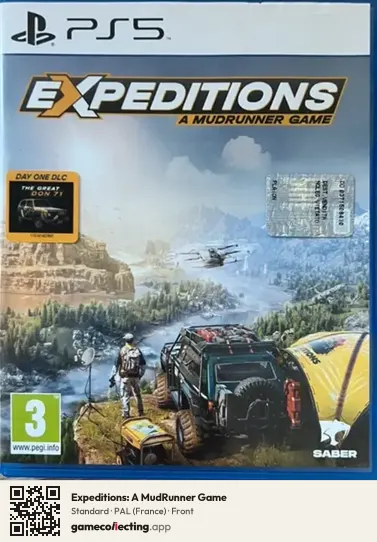 Expeditions: A MudRunner Game PlayStation 5, France box front