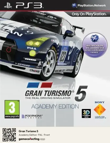 Gran Turismo 5 PlayStation 3, PAL box front